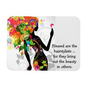 Ímã Gráfico de Hairstylist