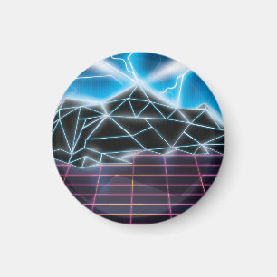 Imã Gráfico de jogos de vídeo da década de 1980