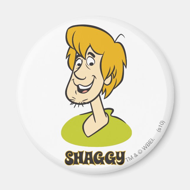 Imã Gráfico de Nome do Shaggy (Frente)