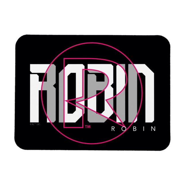 Ímã Gráfico de nomes Hi-Tech Robin (Horizontal)