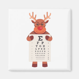 Imã Gráfico de olhos de rena