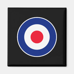 Imã Gráfico de Roundel no preto