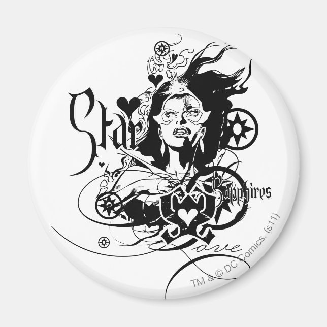 Imã Gráfico de Sapphire Estrela 7 (Frente)