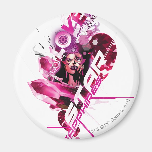 Imã Gráfico de Sapphire Estrela 8 (Frente)