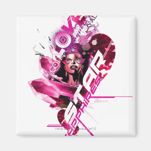 Imã Gráfico de Sapphire Estrela 8