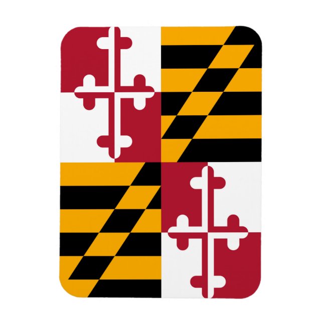 Ímã Gráfico de Sinalizador de Maryland (Vertical)