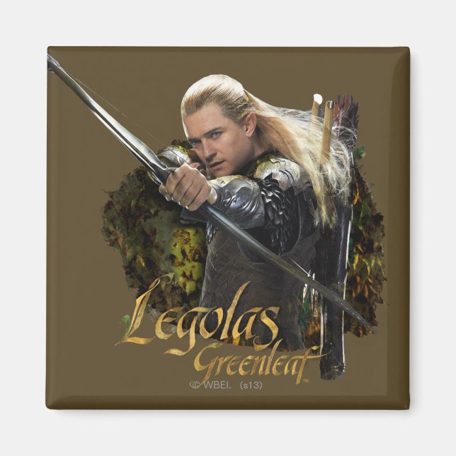 Imã Gráfico do Arco de Desenho LEGOLAS GREENLEAF™ (Frente)