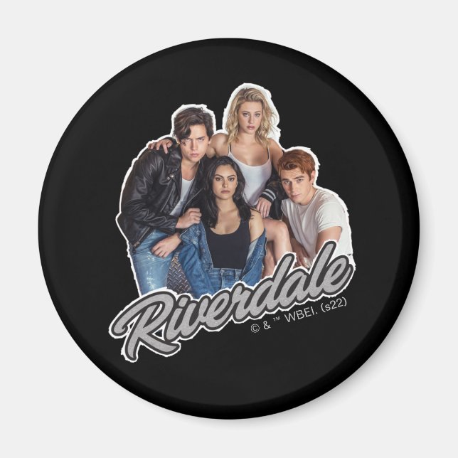 Imã Gráfico do Grupo Riverdale Retro (Frente)