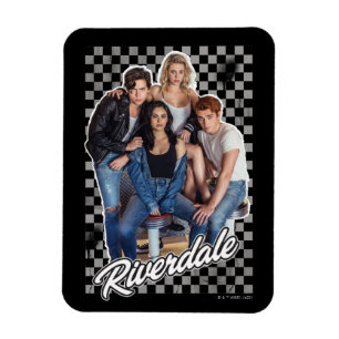 Ímã Gráfico do Grupo Riverdale Retro