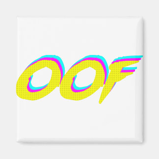 Imã Gráfico OOF Retro Neon