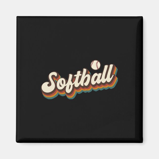 Imã Gráfico Retro Softll - Softll  (Frente)