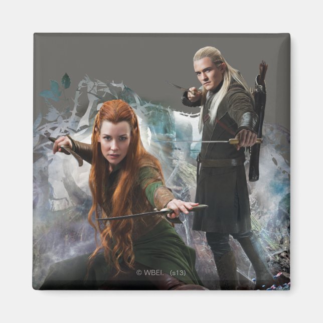 Imã Gráfico TAURIEL™ e LEGOLAS GREENLEAF™ (Frente)