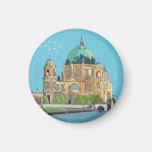 Imã Gráfico Whimsical Berliner Dom Alemanha