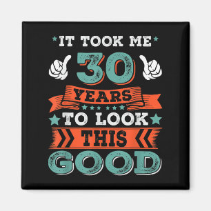 Imã Gráficos De aniversário de 30 anos com 30 Anos De