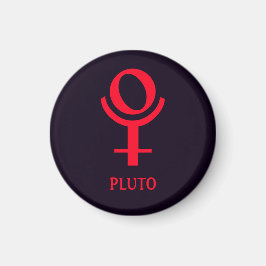 Imã Gráficos de Astrologia: O Planeta Plutão Magnet