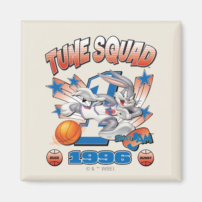 Imã Gráficos de basquete SPACE JAM™ BUGS BUNNY™ #1 (Frente)
