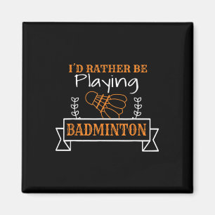 Imã Gráficos de Bola de Badminton Para um Jogador de B