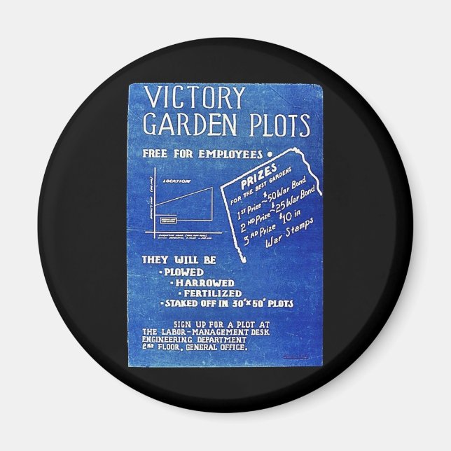 Imã Gráficos De Jardim Vitorioso, Gratuitos Para Funci (Frente)