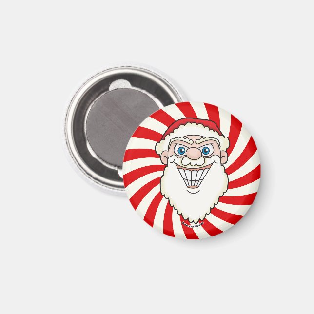 Imã Gráficos de Parafuso Explosão de Papai Noel (Front/Back)