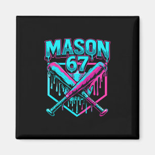 Imã Gráficos engraçados de sorvete pingando Mason 67 p