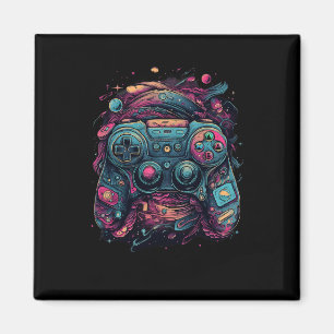 Imã Gráficos Gamer De Nerd Para Jogadores De Jogos