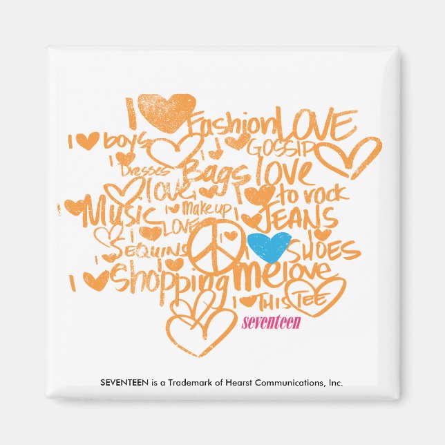 Imã Grafite Aqua/Laranja (Frente)