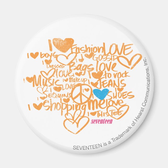 Imã Grafite Aqua/Laranja (Frente)