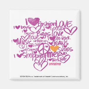 Imã Grafite Laranja/Roxo