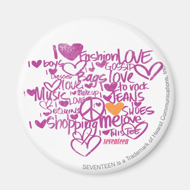 Imã Grafite Laranja/Roxo (Frente)