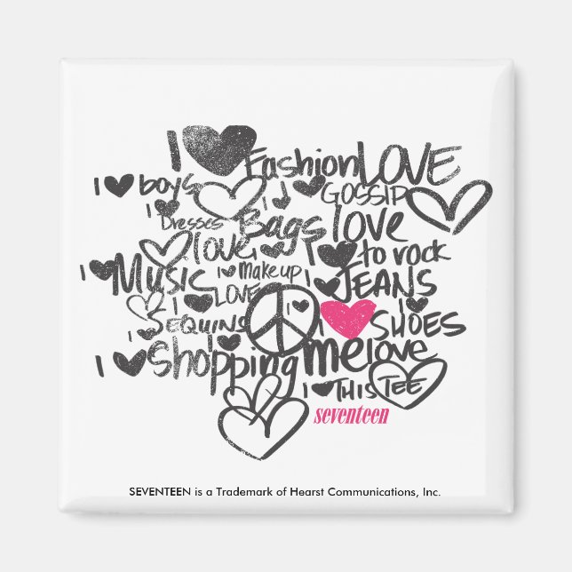 Imã Grafite Magenta (Frente)