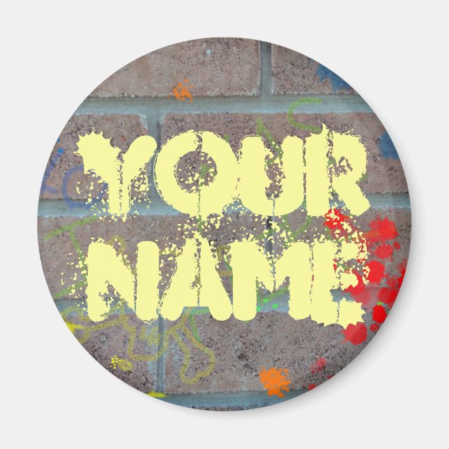 Imã Grafite no tijolo (Frente)