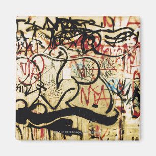 Imã Grafites em uma parede