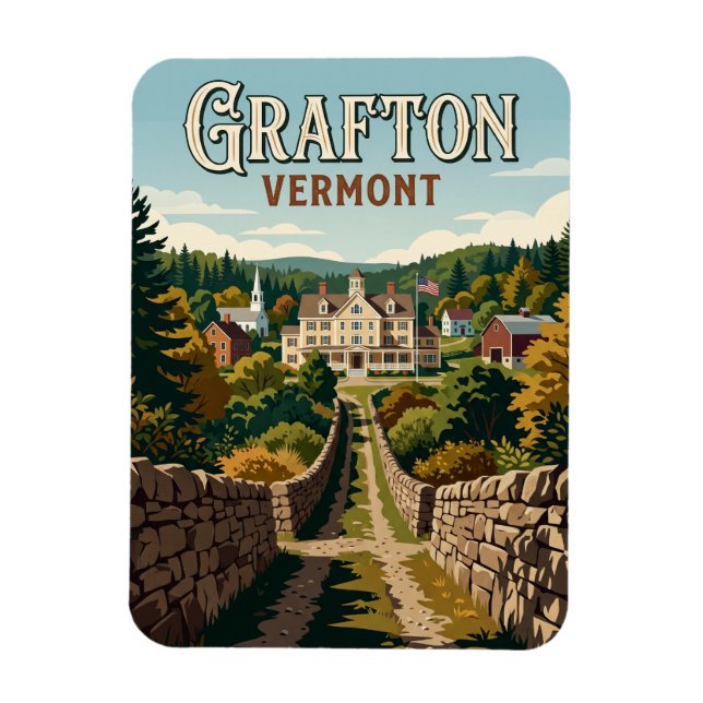Ímã Grafton EUA (Vertical)