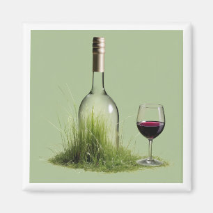 Imã Grama de garrafa de vinho