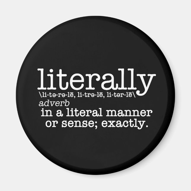 Imã Gramática em Inglês de Definição Literária (Frente)