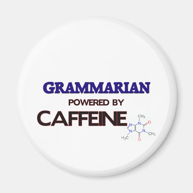 Imã Gramatical Powered by cafeine (Frente)