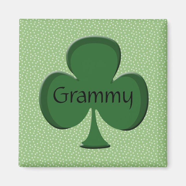 Imã Grammy Irish Shamrock Magnet (Frente)