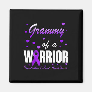 Imã Grammy of Câncer de pâncreas Warrior Ribbon Suppor
