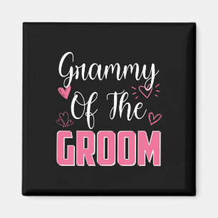 Imã Grammy Of Groom Family Festa de casamento Marido T