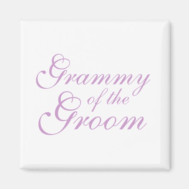 Imã Grammy of the Groom (Frente)