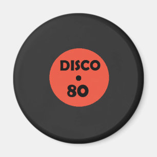 Imã Gramophone Record Fun Magnet - Partido da Disco Re