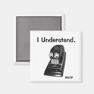 Imã Grampeador preto com o ímã Googly dos olhos