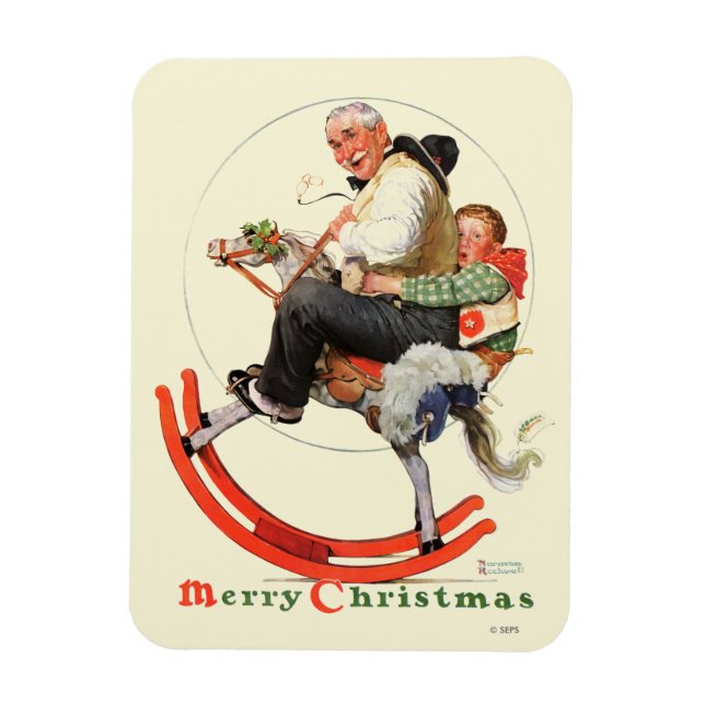 Ímã Grampos sobre Cavalo Fogueiro (Vertical)