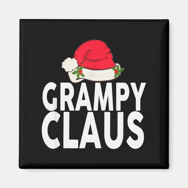 Imã Grampy Claus Christmas Family Group Matching Pajam (Frente)