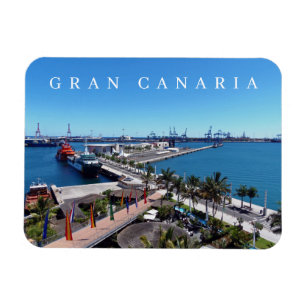 Ímã Gran Canaria Las Palmas imã de geladeira de visual