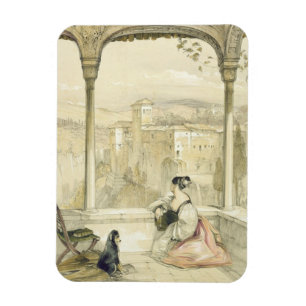 Ímã Granada (Alhambra), prato 9 de "Sketches de Espanh