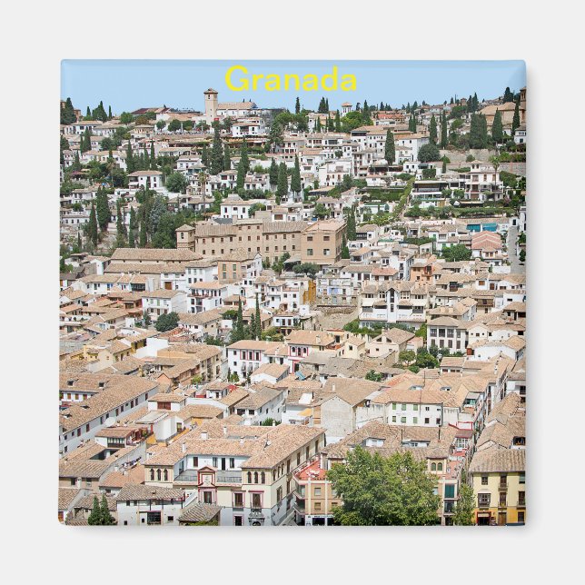 Imã Granada. Panorama de Albaicin (Frente)