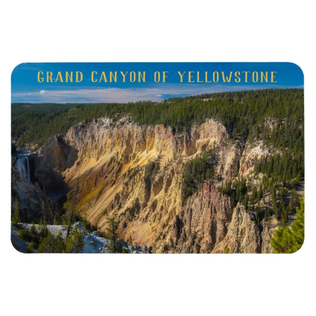 Ímã Grand Canyon do Yellowstone (Horizontal)