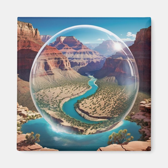 Imã Grand Canyon Domed 2035 Imagination (Frente)
