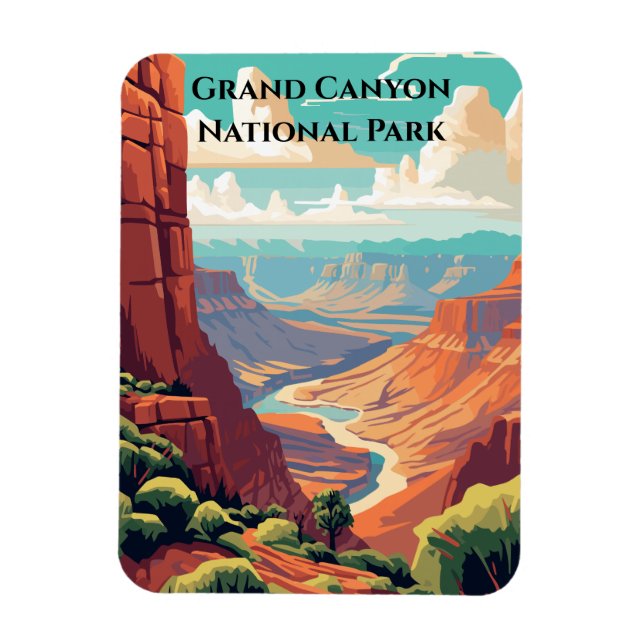 Ímã Grand Canyon National Park Viagem Souvenir Magnet (Vertical)